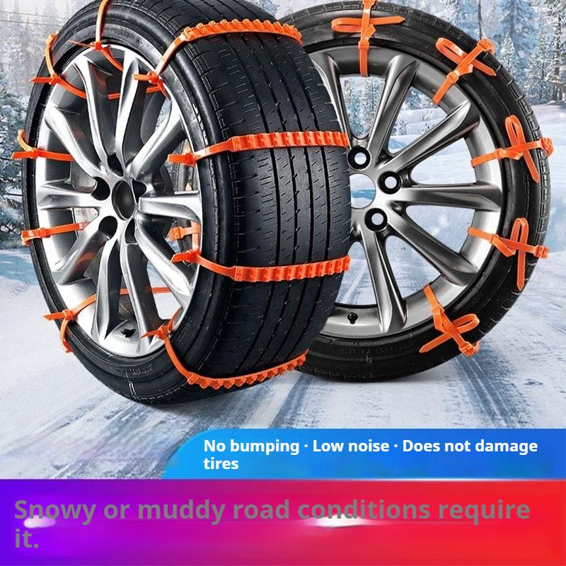 Anti-Skid Snow Chains for Car Motorcycles Winter and Bad Terrain Wheels Anti-slip Emergency Universal Lockout Artifact