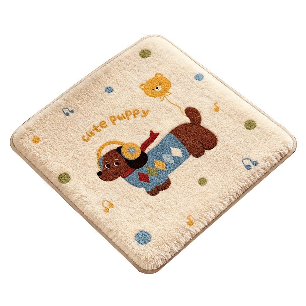 Imitation Cashmere Dining Chair Pad Anti-slip Seat Cushion Cute Chair Cushion  Home Seating