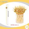 200-Piece Cocktail Picks, Toothpicks for Appetizers, Handmade Wooden Decorative Toothpicks, Multika Wooden and Bamboo Toothpicks, Set of Fruit Picks,