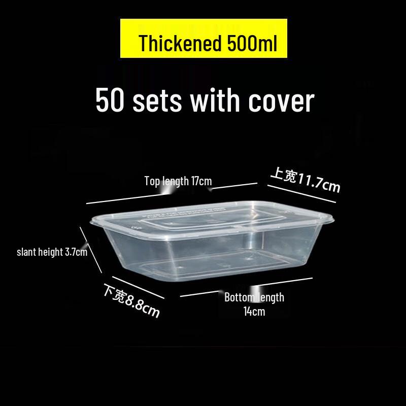 MOLUONA Disposable Round Food Containers