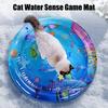 Water Sensory Play Mat Inflatable Water Mat For Cat And Dog Pet Playmat With Fish Sea Theme Kitten Water Sensory Pad