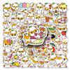 50 Cartoon Stickers Cute Sanrio Guka Decorative Water Cup Mobile Phone Case Computer Stickers