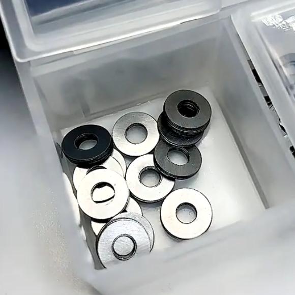 500Pcs 3x7.2mm 4x9mm CRIN Diesel Common Rail Injector Pressure Adjusting Shims Washer for Cummins STR AOWEI