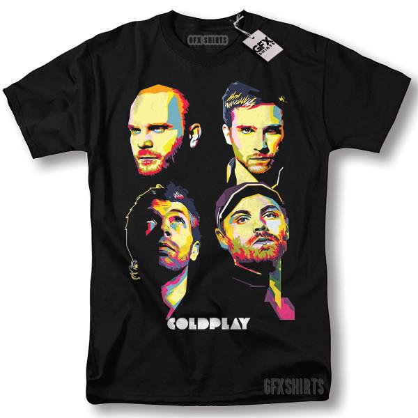 Coldplay Shirt Rock Concert Tour Vntg Graphic Design T-shirt XXXL