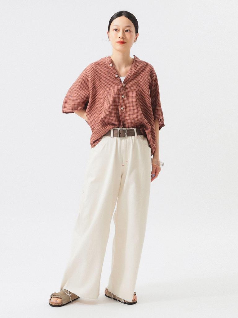 Beams Boy Work Pants [Special Order] BIGMAC Wide Painter Women's OFF_WHT M