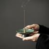 Chinese Ceramic Incense Holder Stick Incense Burner Censer Home Decor Aroma Burner for Bedroom Meditation Yoga
