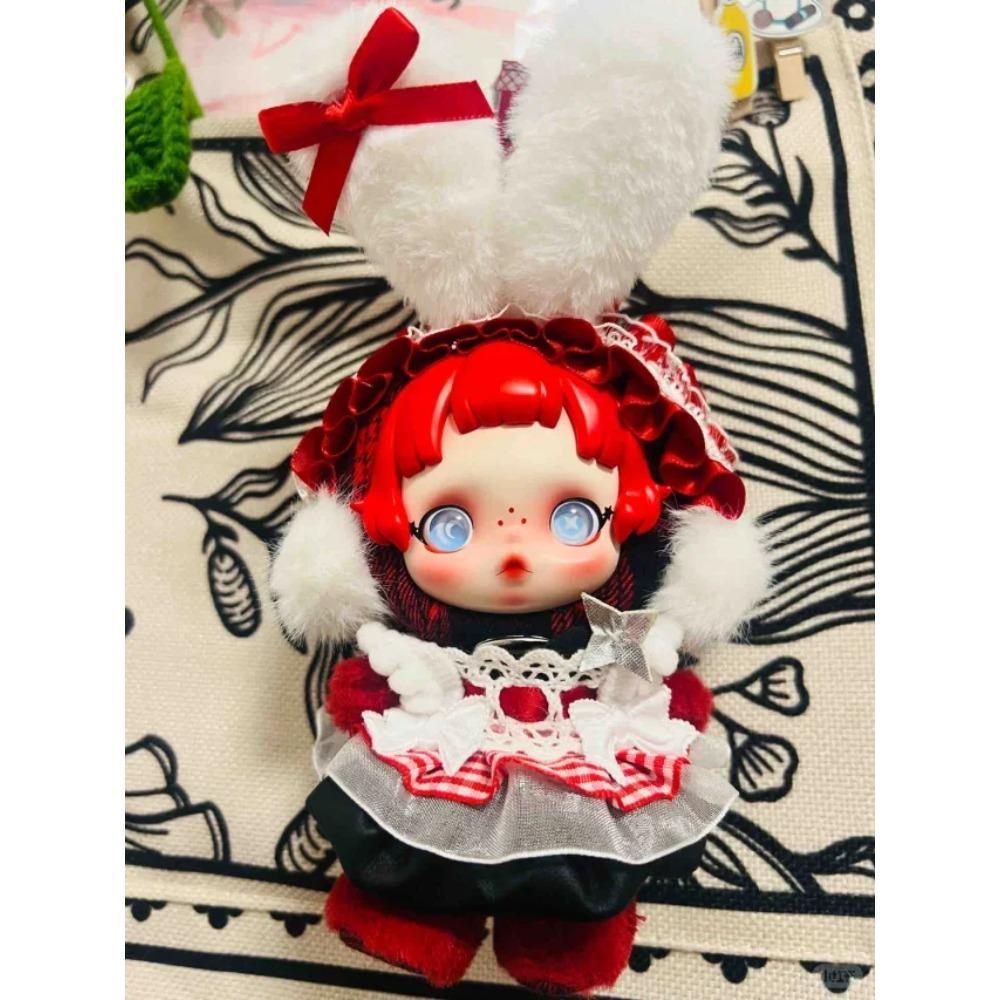 Only Clothes Skullpanda V2/V1 10cm Vinyl Doll Clothes Dress Princess Style Skirt Set Handmade Costume Doll Bag Accessories Toy