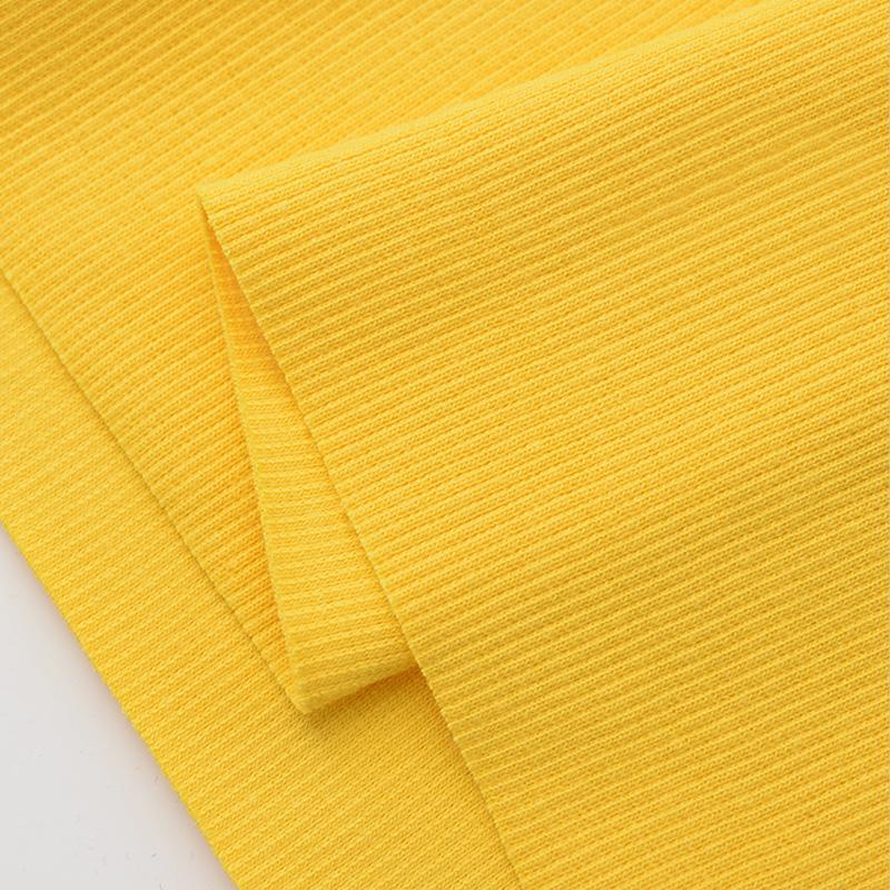 Tecido Canelado Algodão Elastano Tricô Elástico Punho Cós Perna Braços Moletom Parte Inferior Camiseta Tops Acabamento Canelado Jersey Tecido Canelado