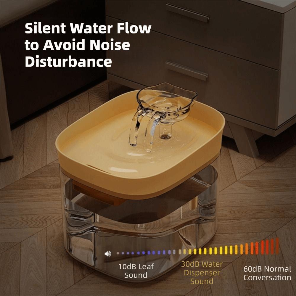 Mute Pump Pet Water Fountain Removable Pet Water Feeder Cat Drinking Fountain  for Dogs Cats