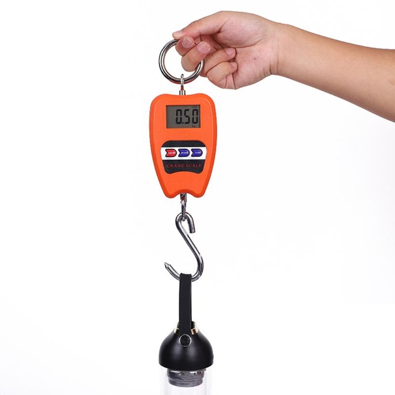 Mini Crane Scale Portable 200kg/441lb Heavy Duty Digital Hanging Scales for Home