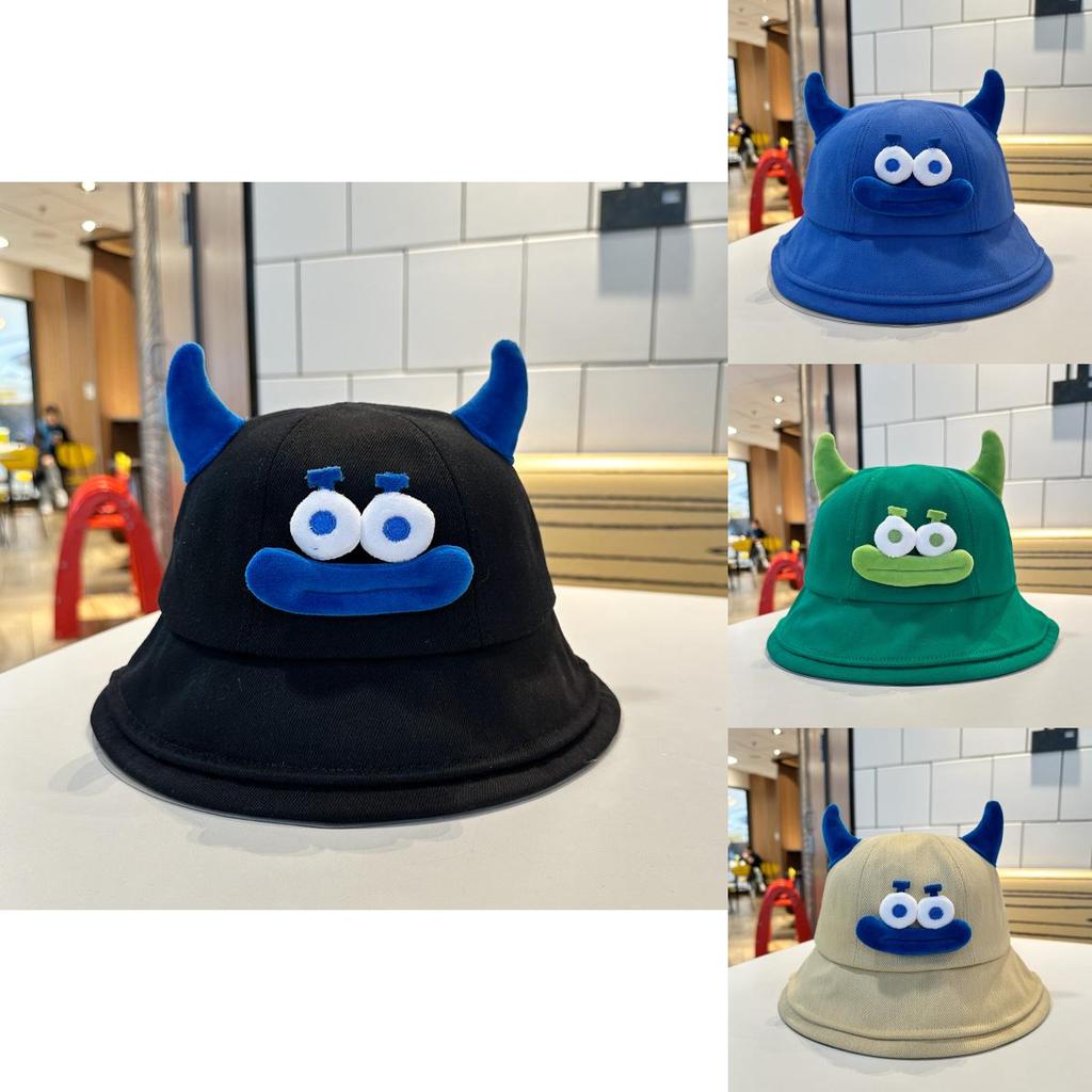 Fashionable Style Cartoon Fisherman Cap For Women Funny Big Mouth Design