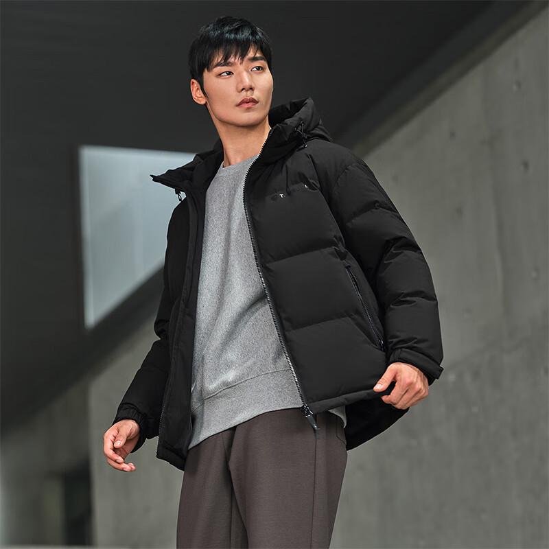 Tanboer Men's Hooded Short Puffer Down Jacket TF237353