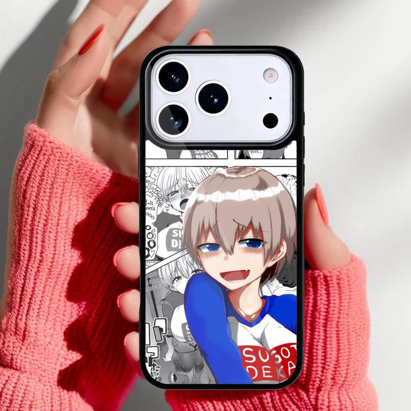Sugoi Senpai Anime Phone Case for iPhone 17 Air 16e 15 14 13 Pro Max Back Cover for 12 11 Pro Coque