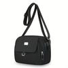 New Minimalist Casual Crossbody Bag, Adjustable Shoulder Straps, Multi Compartment Stylish Shoulder Bag, Fashion Women's Bags