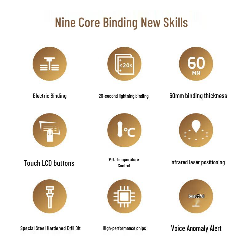 Comax Automatic Financial Document Binding Machine
