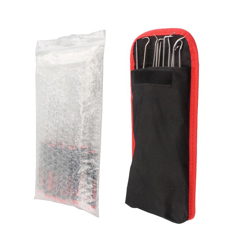 10-częściowy zestaw haczyków do usuwania o-ringów i uszczelniaczy olejowych do napraw i konserwacji samochodowej