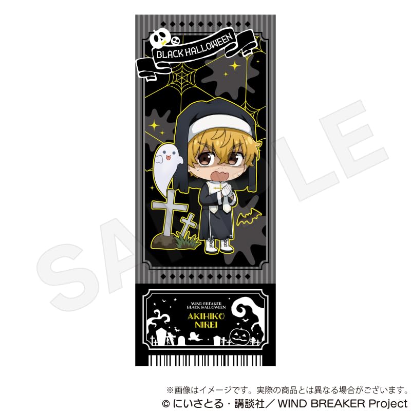 WIND BREAKER Trading Black Halloween Box of 9 Ticket-Style Cards, Ver.,