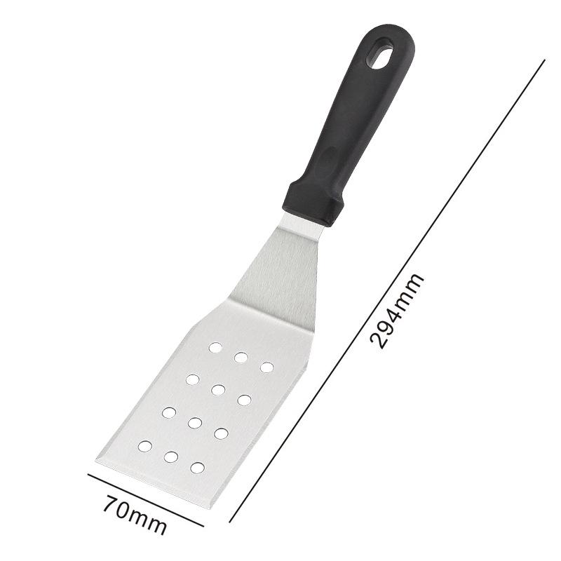 Stainless Steel Teppanyaki & Cooking Spatula Set - Steak, BBQ, Baking Utensils