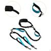 Double Dog Leash Retractable Hands Free No Pull Reflective Bungees for Canicross