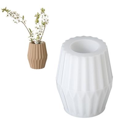 Drachenei/Gestreifte Form für Blumenvase Heimdekoration Herstellungsform Hitzebeständige Silikon-Schmuckform