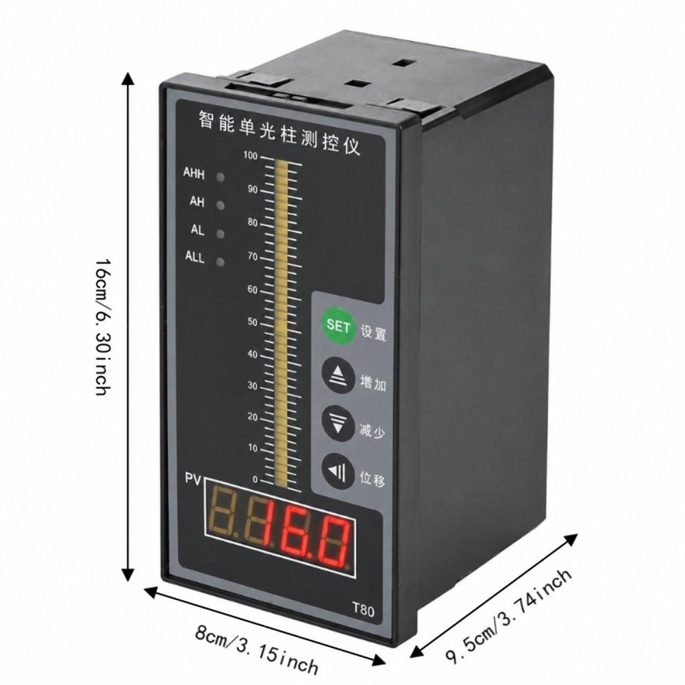 Light Column Display Level Transmitter Intelligent Pressure Controller For Water Tank