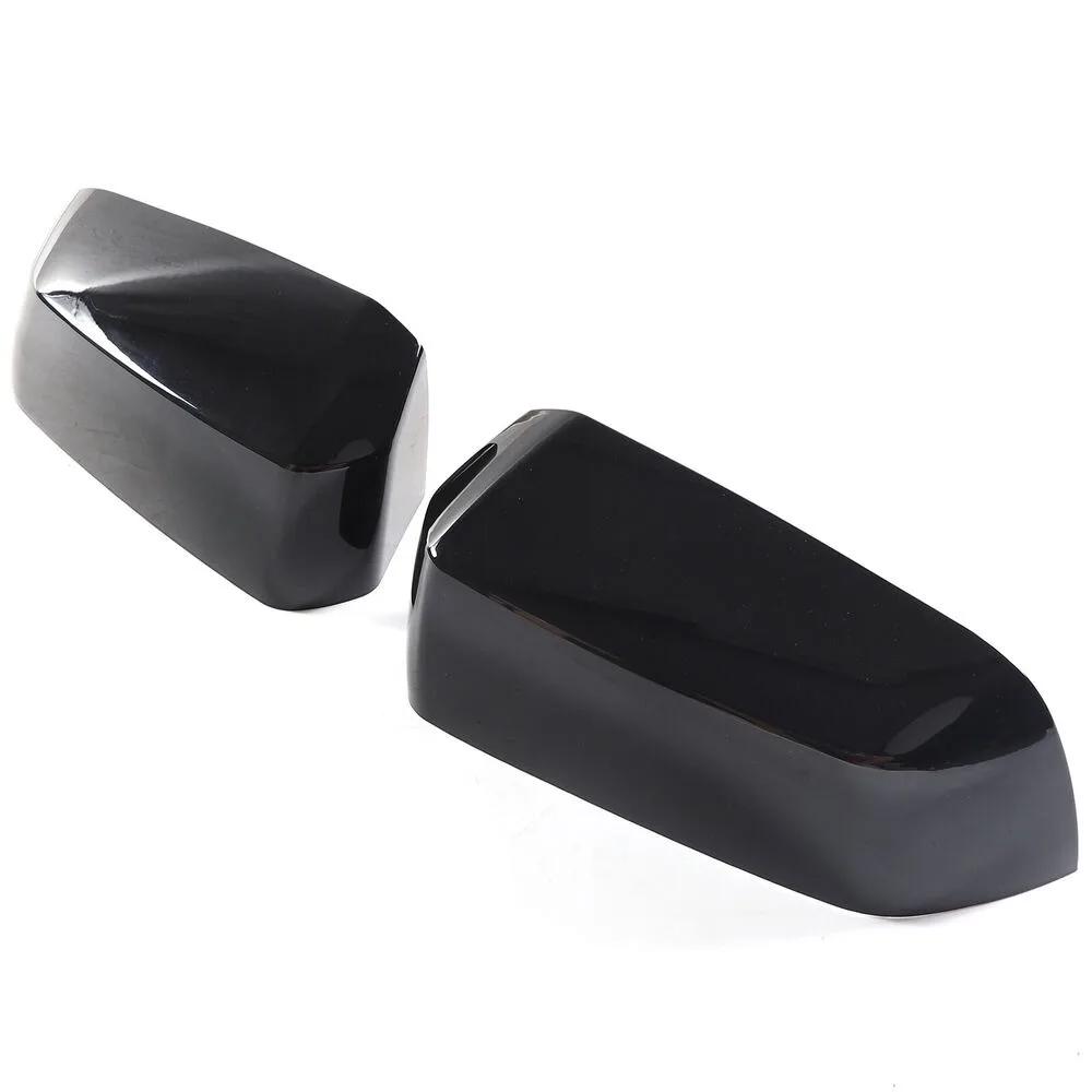 

For Ford Ranger 2025 2025 Car Sticker Rearview Side Mirror Cover Wing Cap Exterior Door Rear View Case Trim Carbon Fiber Look чёрный