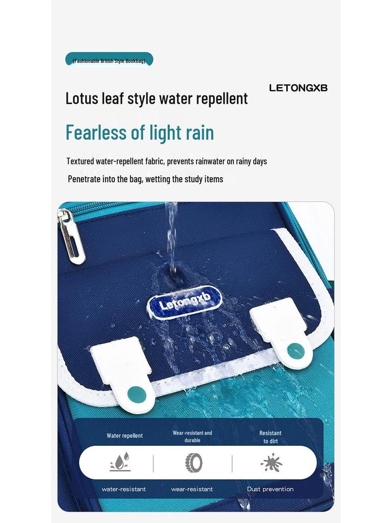 Children's Ergonomic School Backpack: Spine Protection, Load Reduction, Anti-Hunchback, Large Storage, for Grades 1-6