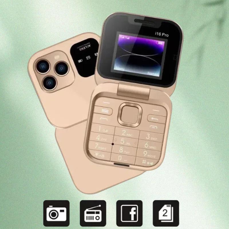I16 Pro Dual Card Dual Standby Non-smartphone Flip Machine Button Elderly Machine 2G Mobile Phone