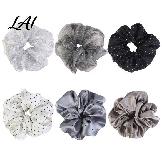 Versatile Wrist Ornament Retro Polka Dot Hair Tie for Women Girls Soft Elastic Scrunchies Elegant Stylish Ties Gifts Ponytail Holder Fashionable
