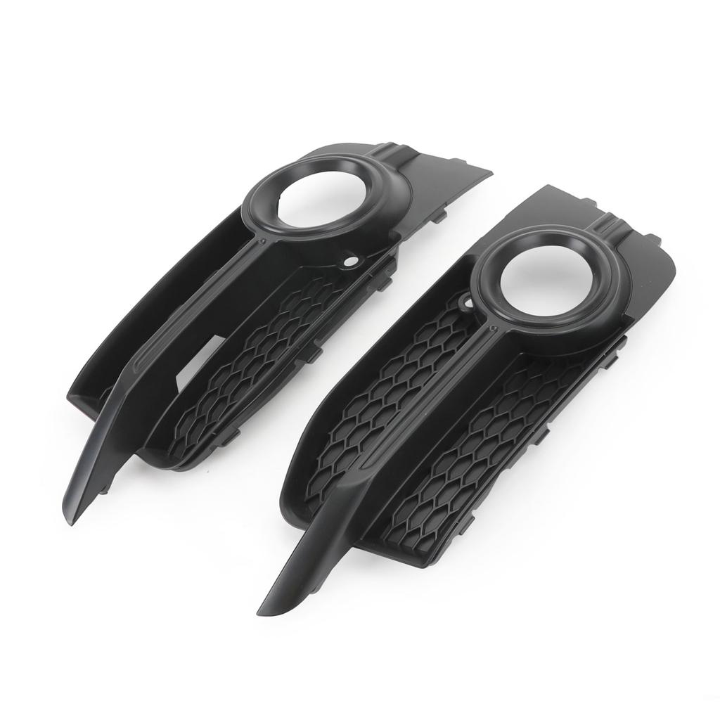 2PCS Front Bumper Fog Light Cover Grille Fit A1 8X S-Line 2011-2014