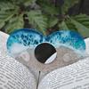 Ocean Beach Book Page Holder Handcrafted Thumb Ring Page Holder Resin Coastal Reading Accessories Gift for Book Lovers Literary Teachers