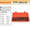 Electric Wrench Socket Set with Extended Hex Sockets