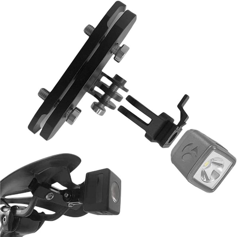 1 Stück Fahrradsattel-Lichthalterung für Trek Bontrager-Scheinwerferhalter aus Aluminiumlegierung, Fahrradsattelschiene, Rücklichthalterung