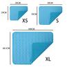 Dog Cooling Pad Ice Silk Fabric Self Cooling Gel Breathable Washable Summer Pet Mat for Dogs Cats Sofa Kennel Bed Comfortable La