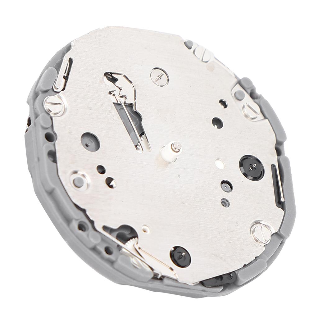 VD85 Quartz Watch Movement Alloy Watch Movement Replacement Accessories with Pin Silver