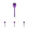 Snow Peak Titanium Spork, Purple, SCT-004PR (x 4)