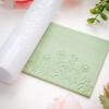 Ergonomic Floral Pattern Clay Embossing Roller For Polymer Jewelry Making Earrings Crafting Supplies Rolling Pin
