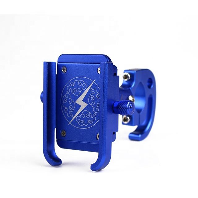Aluminium Alloy Bike Phone Holder Mount Universal Motorcycle Phone Holder Waterproof Bicycle Phone Holder