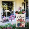 American Garden Flag Independence Memorial Day Yard Flag Outdoor Decorations