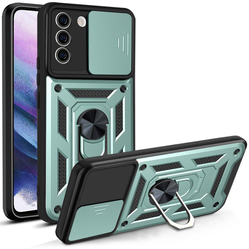 For Itel City 100 Case Itel City 100 4G Cover Itel City 10 Magnetic Ring Holder Armor Phone Case Slide Camera Protect Back Cover itel City 100