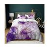 Gradual Change Color Marble Texture Pattern Duvet Set Digital Printing Three-Piece Set Bedding