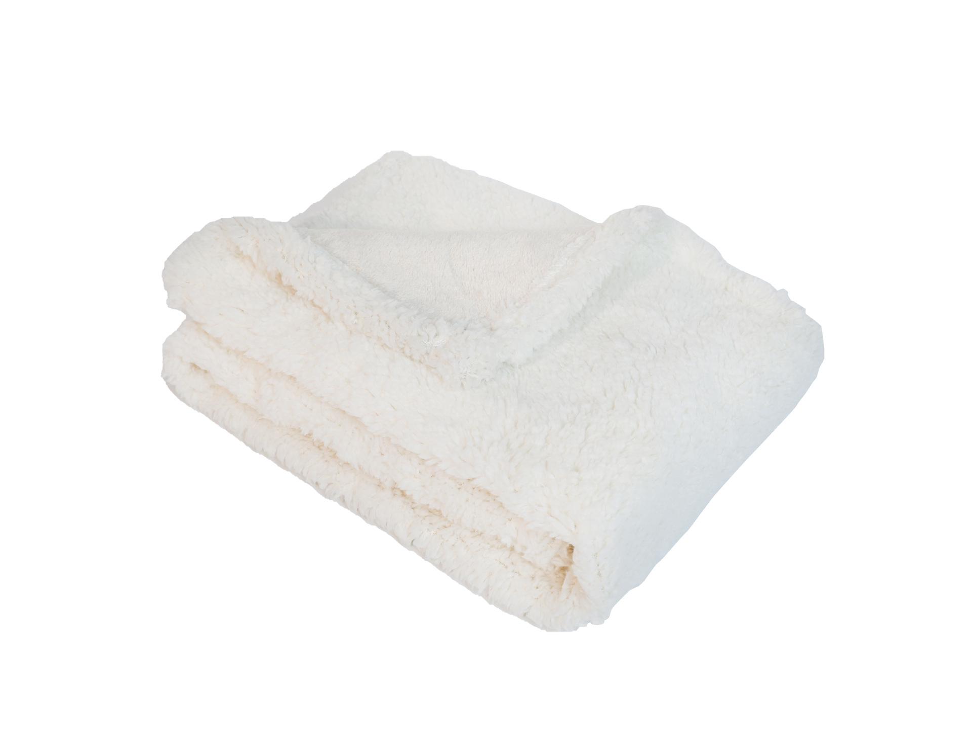 

Waterproof Urine-Proof Flannel Pet Blanket: Double-Sided Fleece, Thick, Warm Dog Mat XS: 50x70 cm белый