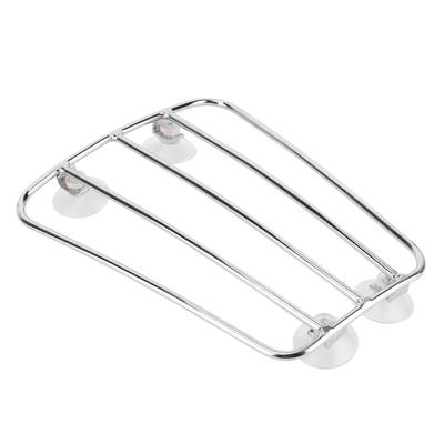 Motorcycle Fuel Tank Rack Luggage Holder Universal Retro Style Baggage Carrier BracketSilver