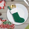 Christmas Cute Gift Stocking Christmas Tree Decoration Small Christmas Stocking Knife And Fork Set