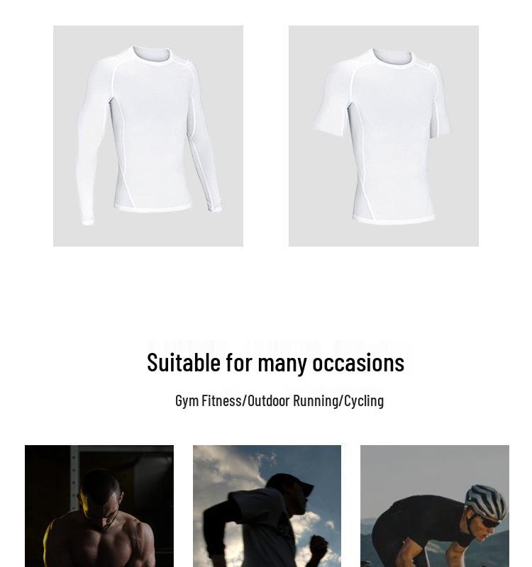 2025 Sport Compression T-Shirts: Long & Short Sleeves for Fitness, Running, Body Shaping