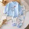 Children's Autumn And Winter Long Sleeved Pure Cotton Thermal Underwear Set