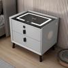Luxe Smart Bedside Table with Wireless Charging and Storage