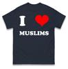 Ich liebe Muslime Islamisches Religiöses T-Shirt