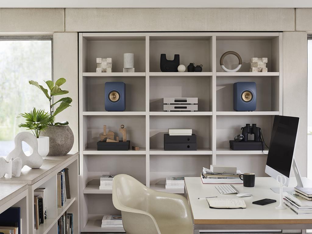 KEF LS50 Meta HiFi wyposażony w przetwornik 12. generacji - głośnik/niebieski/MAT Uni-Q