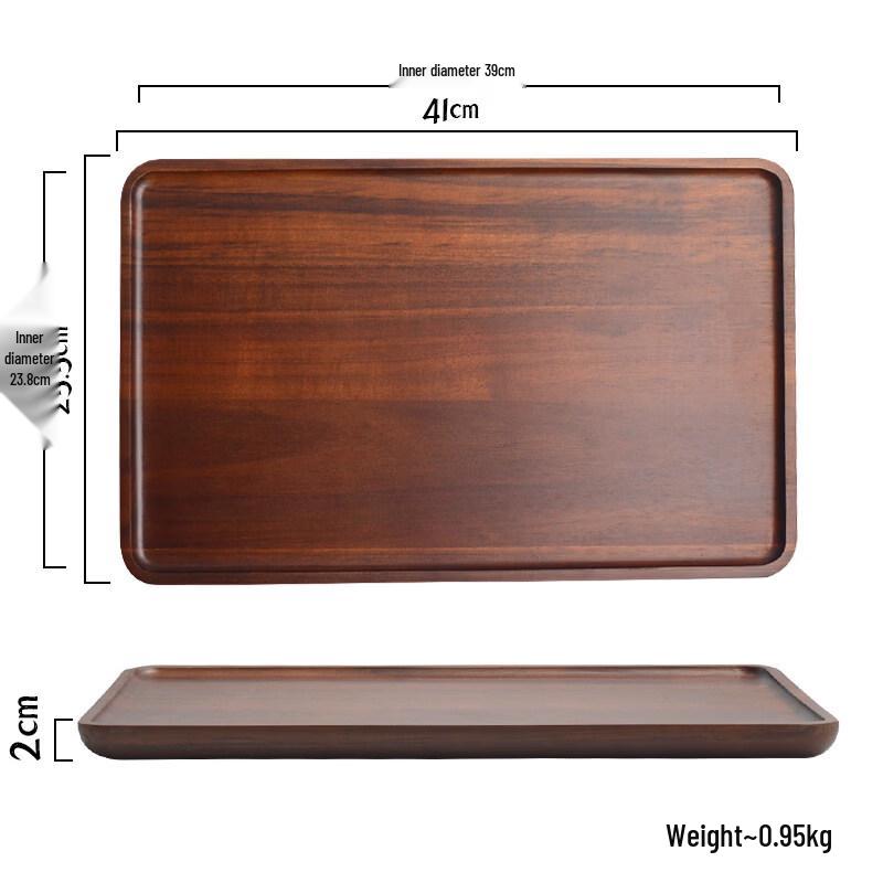 Jingbaodi Rectangular Plastic Tea Tray
